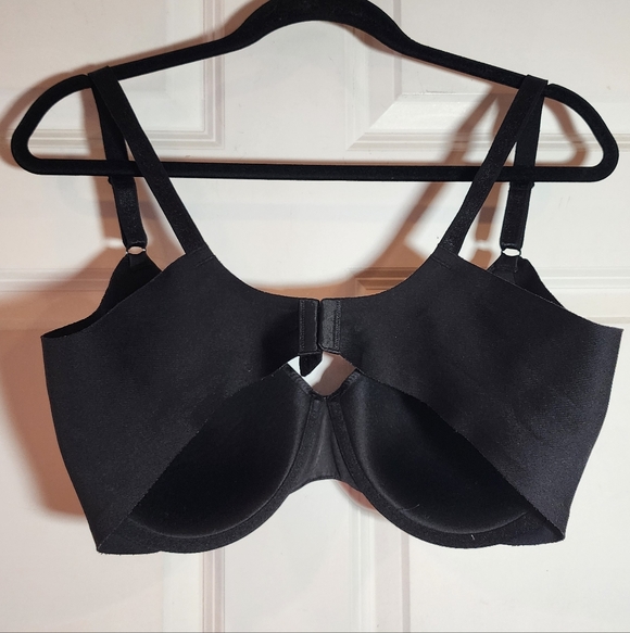 Olga By Warners Elegant Black Smoothing Underwire Women's Bra 40D - Picture 3 of 3